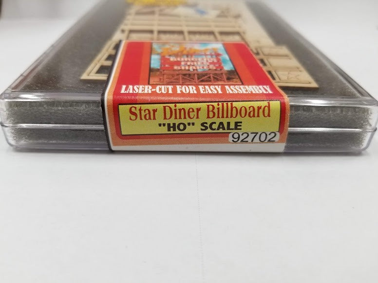 Bar Mills 92702 HO Star Diner Billboard Building Kit