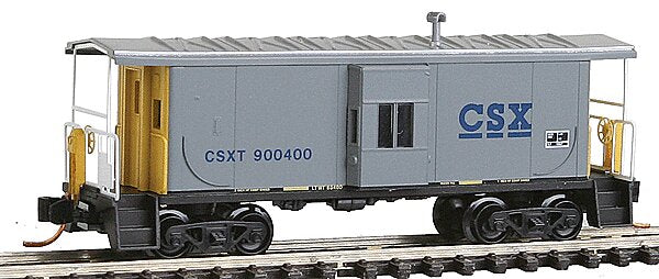 Micro-Trains 13000040 N Scale CSX 31' Bay Window Steel Caboose #900400