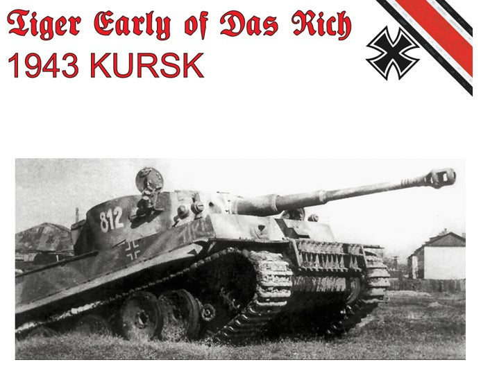 BorderTK-7203 1:72 Tiger I Battle of Kursk Early Military Tank Model Kit