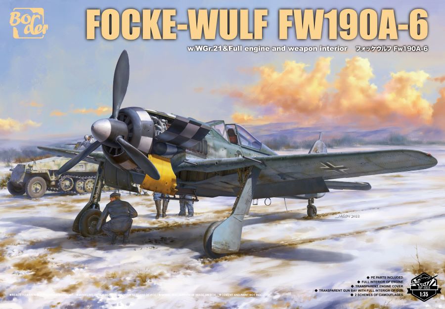 Border Model BF-003 1:35 Focke-Wulf Fw 190A-6 Aircraft Plastic Model Kit