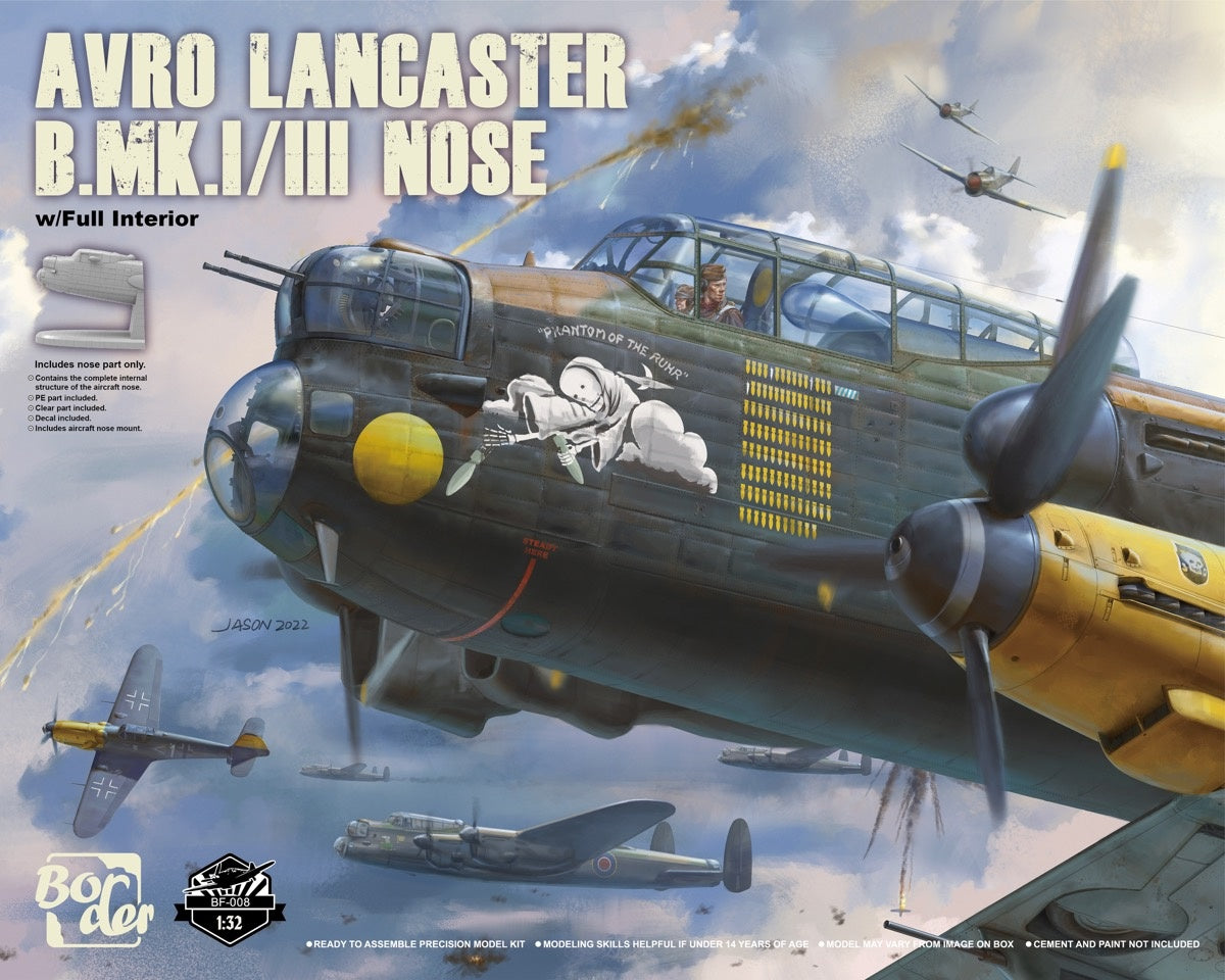 Border Model BF-008 1:32 Avro Lancaster B.Mk.I/III Military Aircraft Plane Kit
