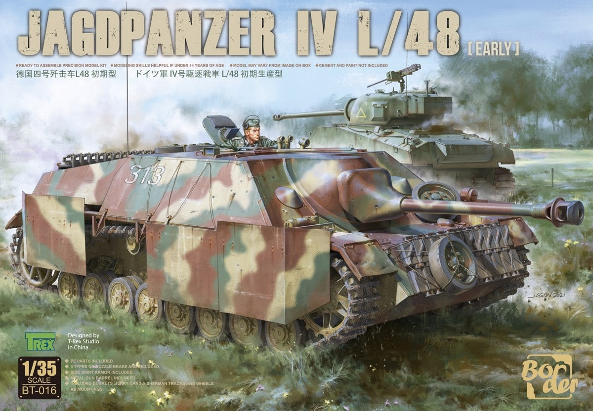BorderBT-016 1:35 Jagdpanzer IV L/48 Destroyer Military Tank Model Kit
