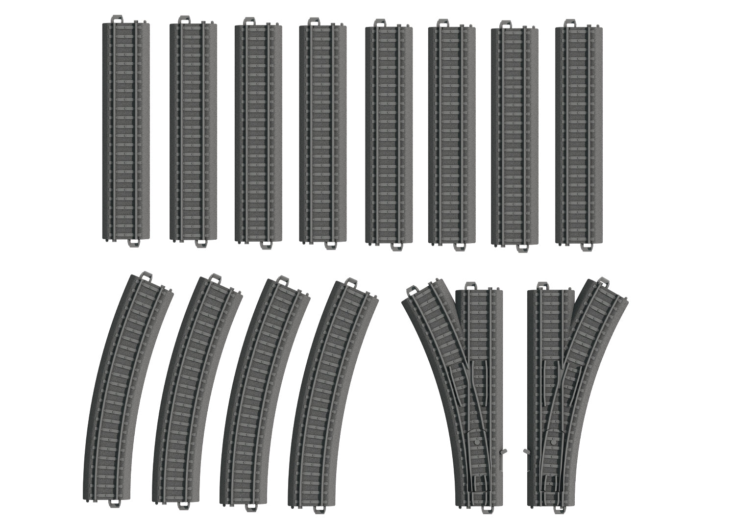 Marklin 23400 HO My World Plastic Track Extension Set (Set of 14)