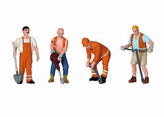 LGB 53003 G Railroad Workers Figure Set (Set of 4)