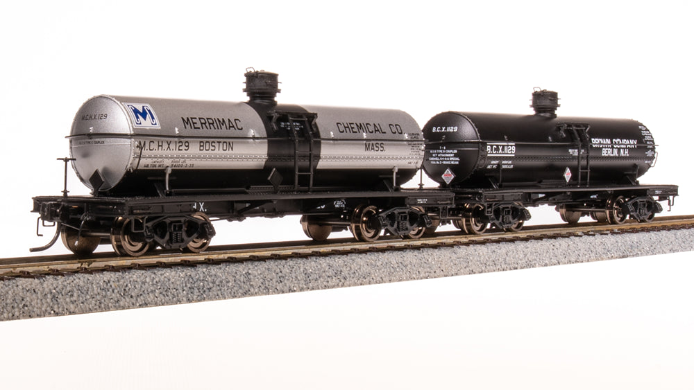 Broadway Limited 7660 HO MCHX/BCX 1940s Scheme 6000 Gallon Tank Car (Set of 2)