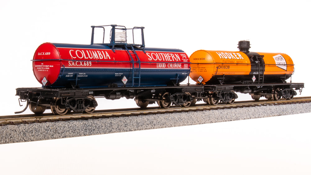 Broadway Limited 7667 HO SACX/HOKX 1950s Scheme 6000 Gallon Tank Car (Set of 2)