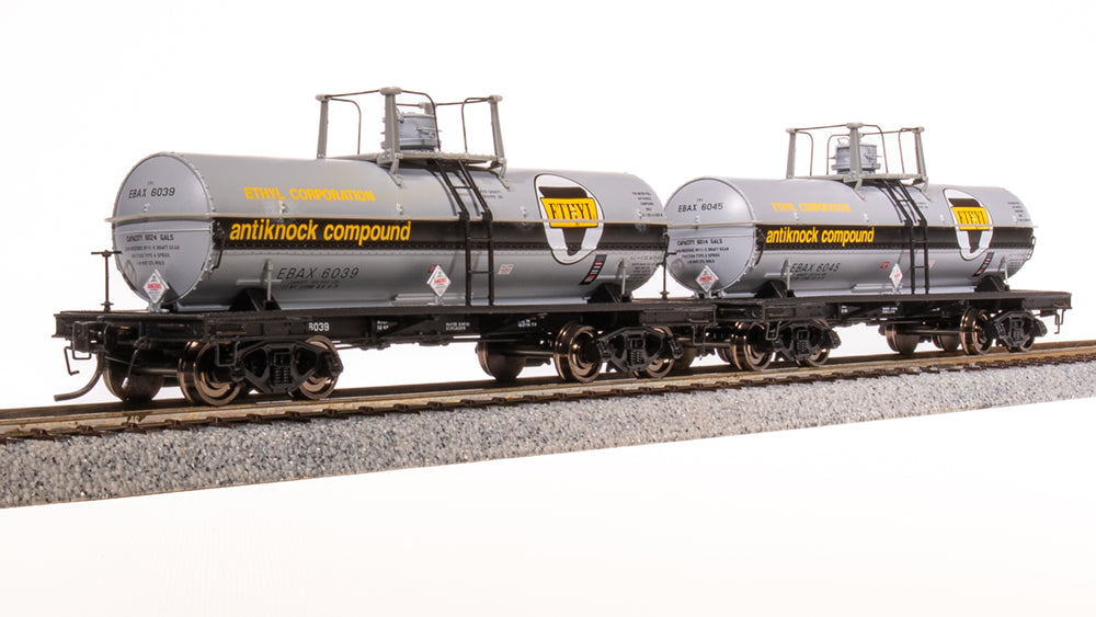 Broadway Limited 7674 HO Ethyl Corp 6000 Gallon Tank Car (Pack of 2)