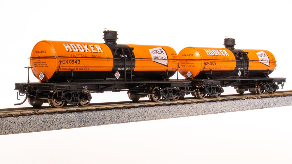 Broadway Limited 7676 HO Hooker Billboard 6000 Gallon Tank Car (Pack of 2)