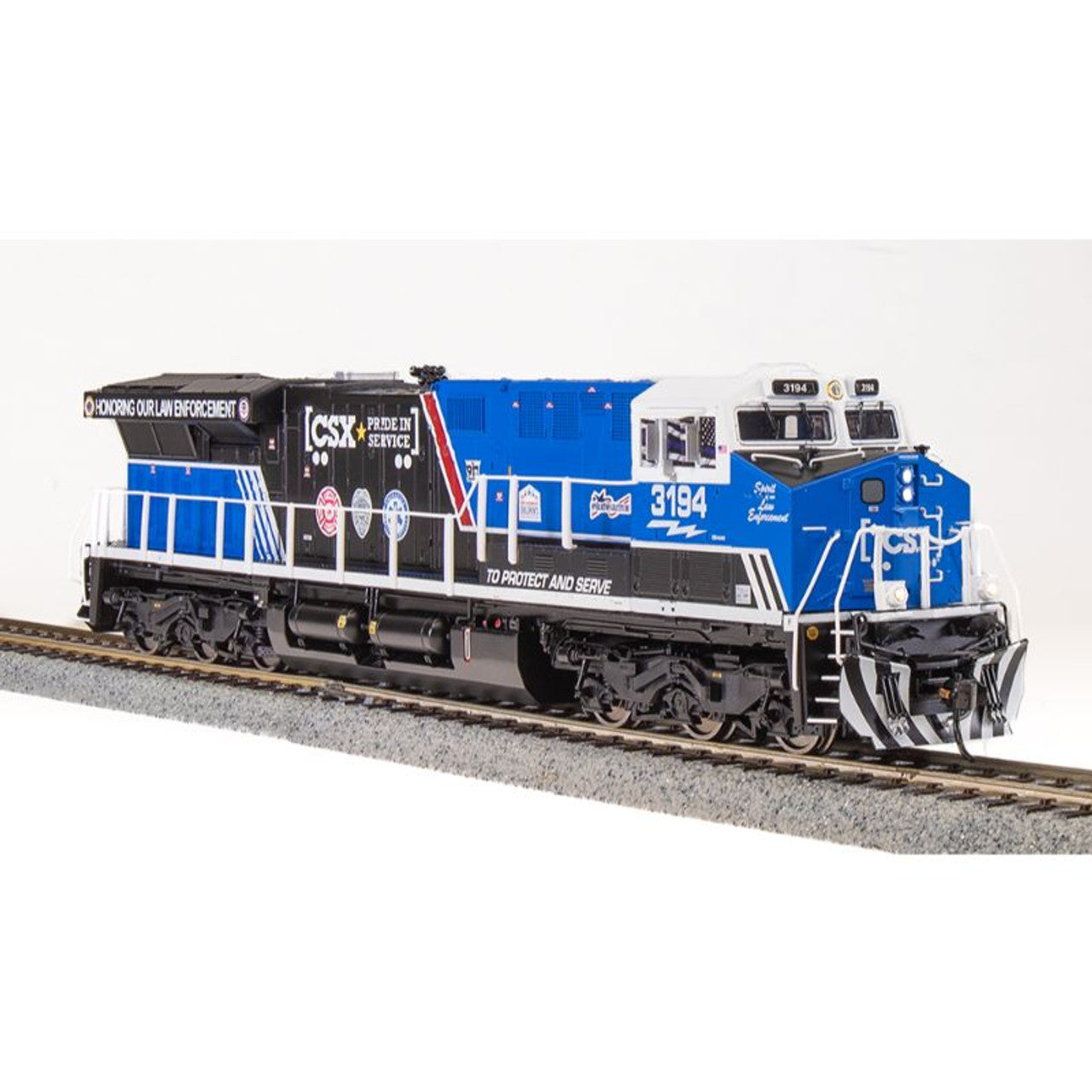 Broadway Limited 7173 HO CSX GE ES44AC Diesel Locomotive Sound/DC/DCC #3194