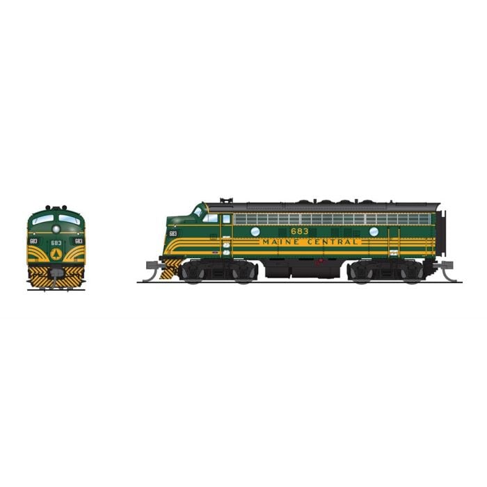 Broadway Limited 7734 N MEC EMD F3A Diesel Locomotive Sound/DC/DCC #686