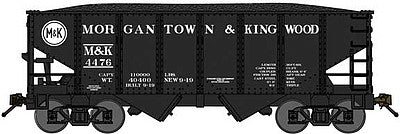 Bluford Shops 60511 N Morgantown & Kingwood USRA 30' 6'' 2-Bay Hopper with Load