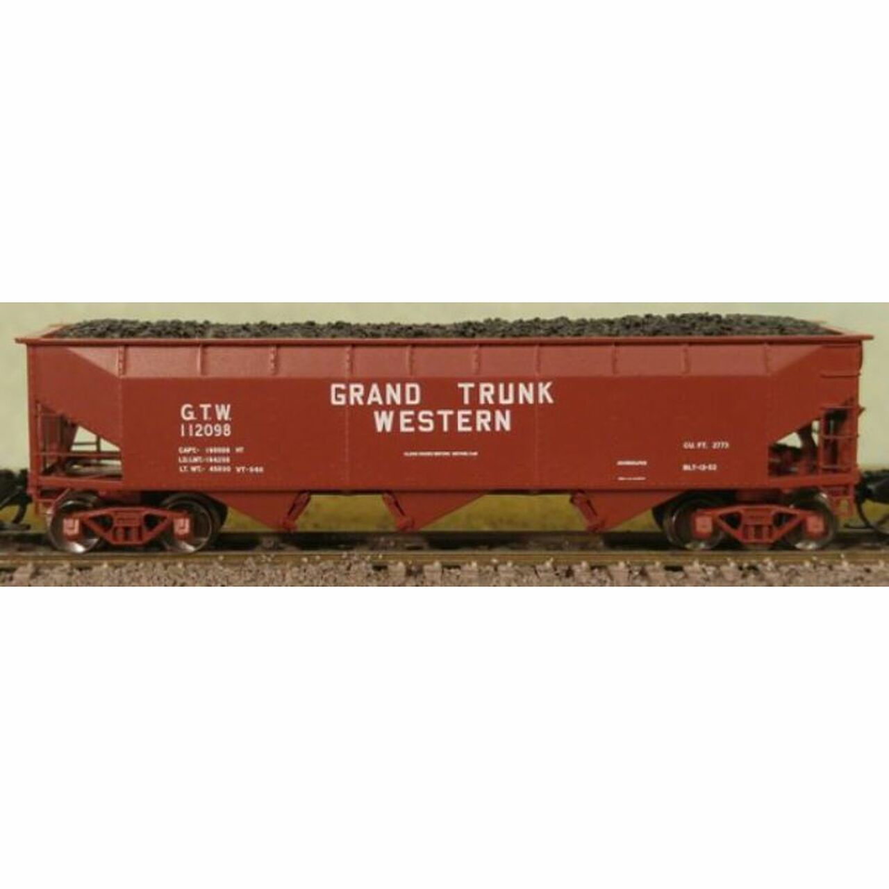 Bluford Shops 73941 N Grand Trunk Western 70-Ton Offset Side Hopper #111832