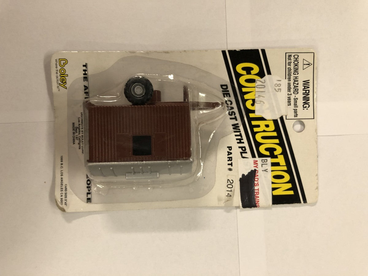 Boley 2014 1:87 HO Scale Yellow Construction Trailer Die Cast W/Plastic