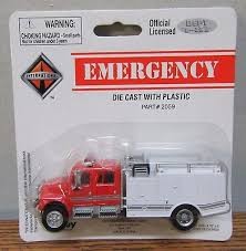 Boley 205917 HOEmergency Crew-Cab Brush Fire White and Red Utility Truck