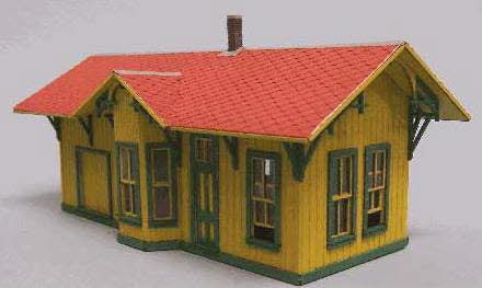Scale University 646-1010K O Scale Laser Cut Boston Depot Building Kit