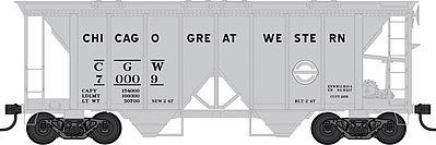 Bowser 41316 HO Chicago Great Western 70-Ton 2-Bay Covered Hopper #70021