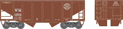 Bowser 41389 HO Western Maryland 55-Ton Fishbelly 2-Bay Open Hopper #12502