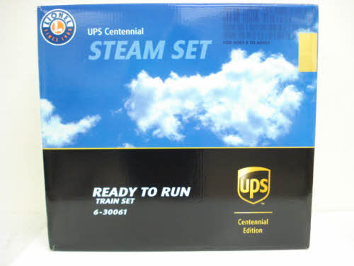 Lionel 6-30061 O Gauge UPS Centennial Steam Train Set