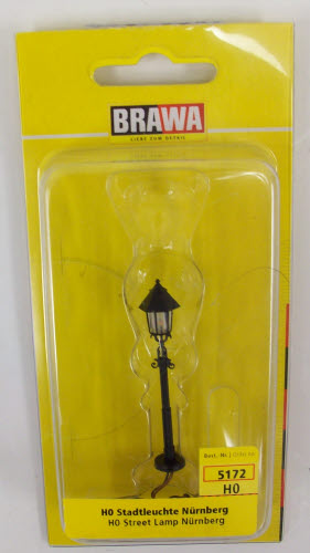 Brawa 5172 HO Scale Black Nuremberg Street Lamp