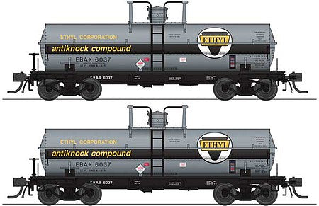 Broadway Limited 6463 HO Ethyl Corporation 6000 Gallon Tank (Set of 2)