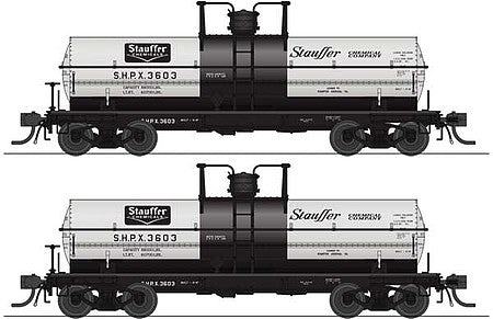 Broadway Limited 6467 HO Stauffer Chemical 6000 Gallon Tank (Set of 2)