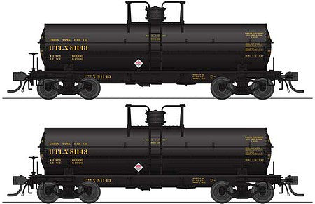 Broadway Limited 6468 HO UTLX 6000 Gallon Tank (Set of 2)