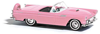 Busch 45233 1956 Rose Ford Thunderbird Convertible