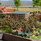 Busch 6620 HO Apple Orchard Harvest Scene with Details