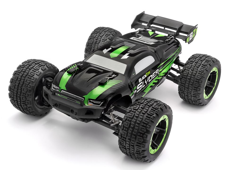 BlackZon 540102 1:16 Green Slyder Electric 4WD RTR Stadium Truck