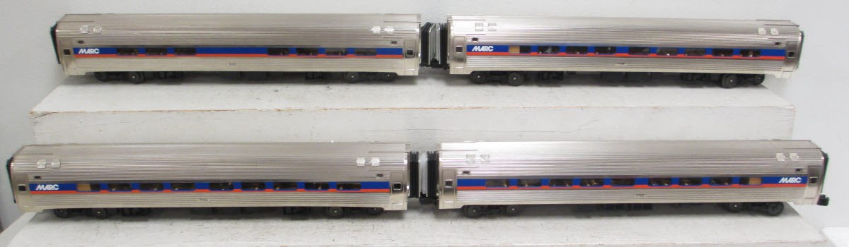 MTH 20-65141 O MARC Premier Amfleet Passenger Car Set (Set of 4)