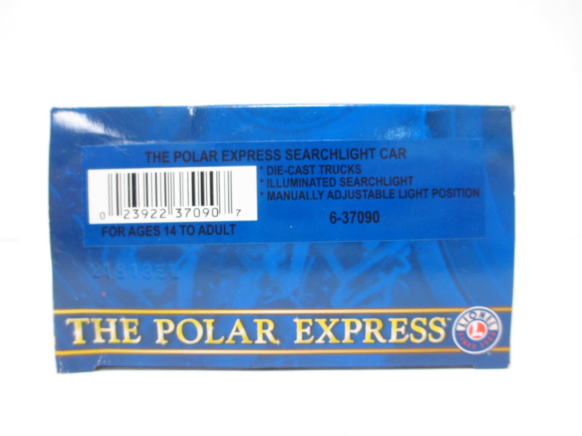 Lionel 6-37090 O Gauge The Polar Express Searchlight Car