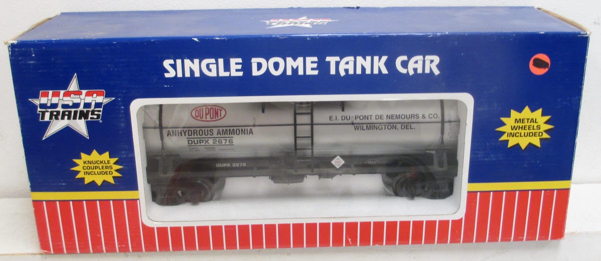 USA Trains 15117 G Dupont 10,000-Gallon Tank Car (Metal Wheels)