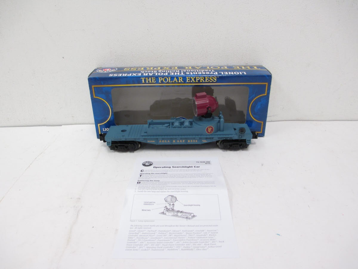 Lionel 6-37090 O Gauge The Polar Express Searchlight Car