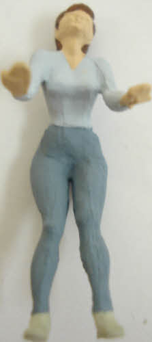 Arttista 1252 O Scale Waiting Mom at Bottom of Slide Pewter Figure