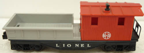Lionel 6119-100 Vintage O Gray & Red DL&W Work Caboose