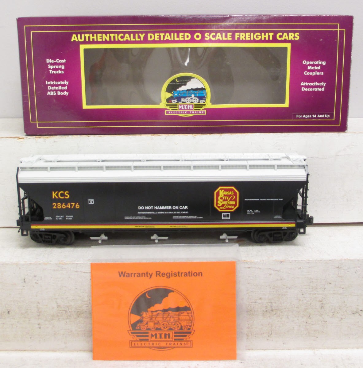 MTH 20-97665 Kansas City Southern Centerflow Hopper