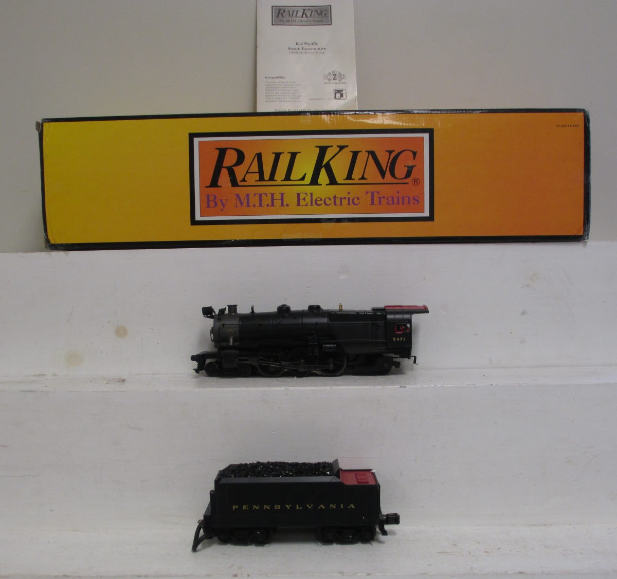 MTH 30-1477-1 Pennsylvania 4-6-2 K4s Pacific Steam Engine with PS2 #5471