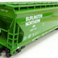 LGB 43820 G Scale Burlington Northern Covered Hopper Car w/Plastic Wheels