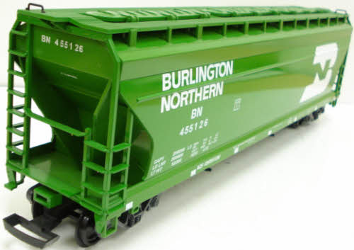 LGB 43820 G Scale Burlington Northern Covered Hopper Car w/Plastic Wheels
