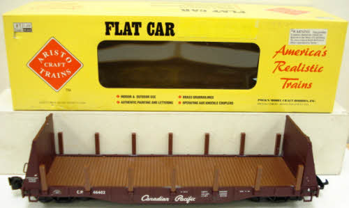 Aristo-Craft 46402 G Scale Canadian Pacific Bulkhead Flatcar