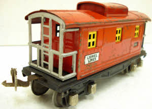 Lionel 657 Vintage O Prewar Tinplate Caboose