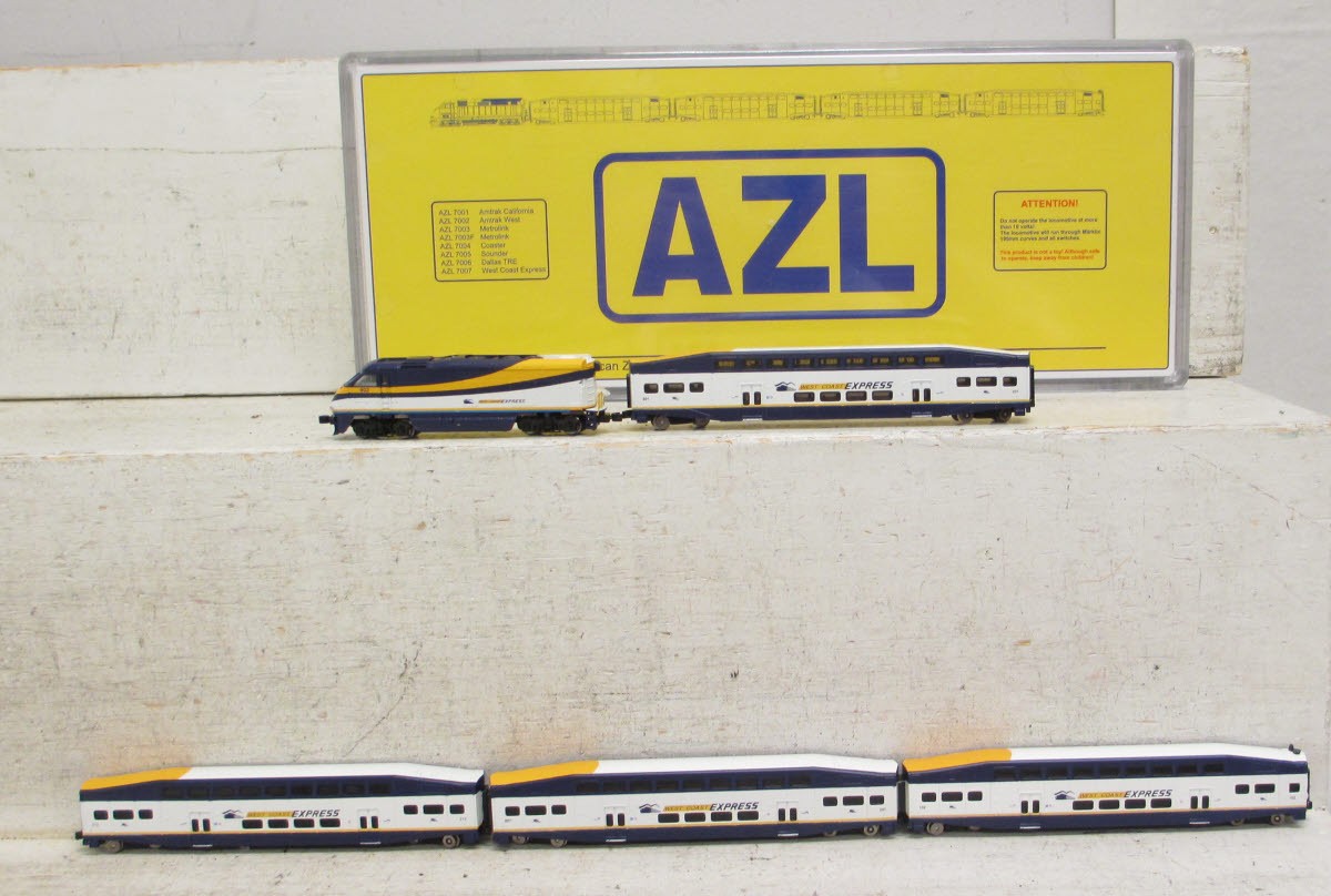 American Z-Line 7007 West Coast Express Z Gauge Diesel Passenger Train Set