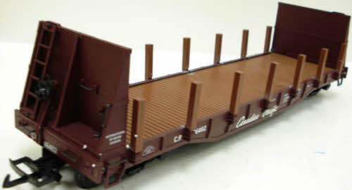 Aristo-Craft 46402 G Scale Canadian Pacific Bulkhead Flatcar