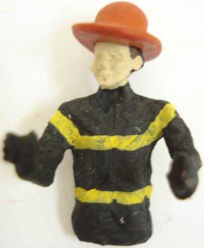 Arttista 13311 Firefighter Driving with Coat Pewter Fig