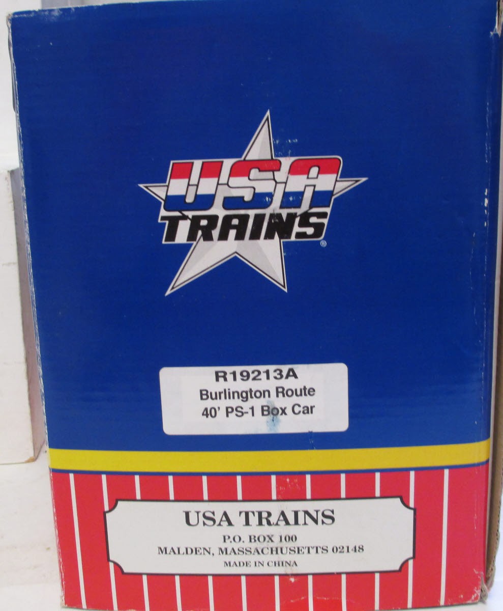 USA Trains 192131 G Chicago Burlington & Quincy 40' PS-1 Steel Box Car #1