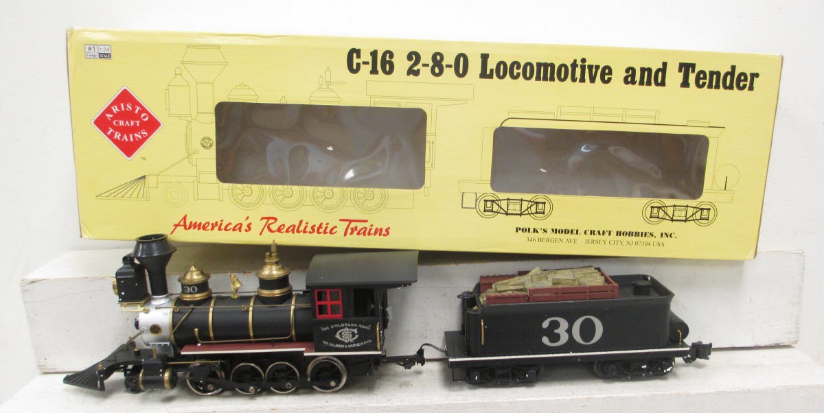 Aristo-Craft 80201 G Colorado And Southern C-16 Locomotive & Tender