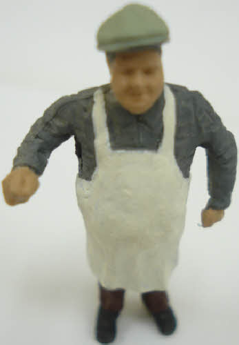 Arttista 1435 O Vendor Pointing Pewter Figure
