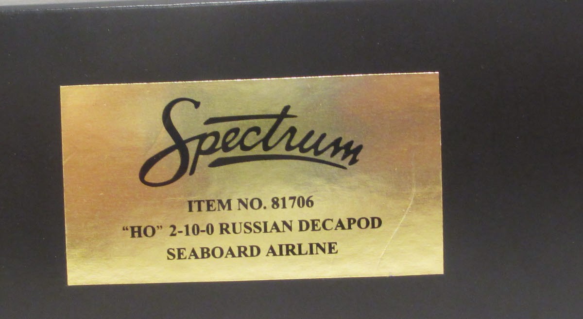 Bachmann 81706 HO Seaboard Airline HO 2-10-0 Decapod Locomotive & Tender #514