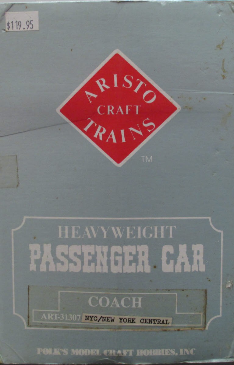 Aristo-Craft 31307 G New York Central Coach Car #1307