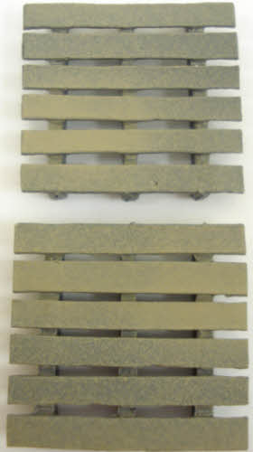 Arttista 1162 O Pewter Wood Pallets (Pack of 2)